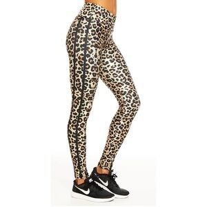 Goldsheep Clothing‎ Classic Leopard Leggings Size Small